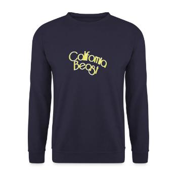 Bête californienne - Sweat-shirt Unisexe - marine - Devant - Alina (178cm) & Michal (187cm)