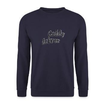 Caddy driver - Unisex Sweatshirt - navy - Front - Alina (178cm) & Michal (187cm)