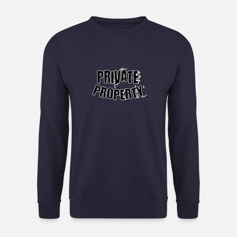 Private Property - Unisex Sweatshirt - navy