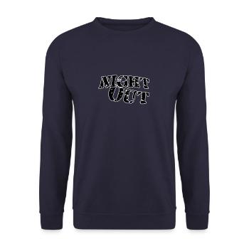 Night out - Unisex Sweatshirt - navy - Front - Alina (178cm) & Michal (187cm)