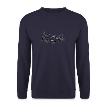 Principle of equality - Unisex Sweatshirt - navy - Front - Alina (178cm) & Michal (187cm)