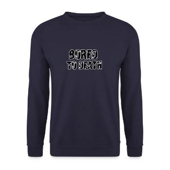 Ennuyé à mourir - Sweat-shirt Unisexe - marine - Devant - Alina (178cm) & Michal (187cm)