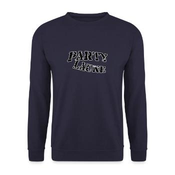 Partylaune - Unisex Pullover - Navy - Vorne - Alina (178cm) & Michal (187cm)