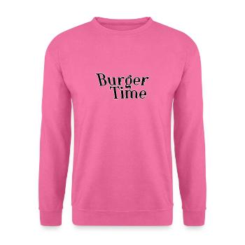 Burger time - Unisex Pullover - Pink - Vorne