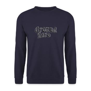 Point zéro - Sweat-shirt Unisexe - marine - Devant - Alina (178cm) & Michal (187cm)