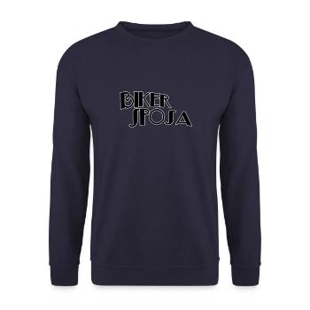 Biker sposa - Unisex Pullover - Navy - Vorne - Alina (178cm) & Michal (187cm)