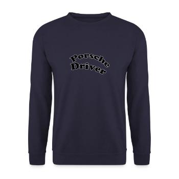 driver - Unisex Sweatshirt - navy - Front - Alina (178cm) & Michal (187cm)