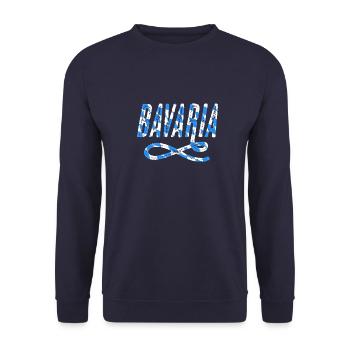 Bavaria - Unisex Pullover - Navy - Vorne - Alina (178cm) & Michal (187cm)