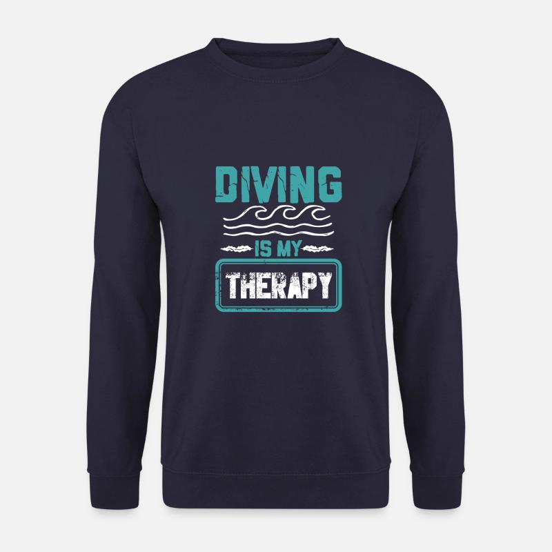 Diving therapy - Unisex Sweatshirt - navy