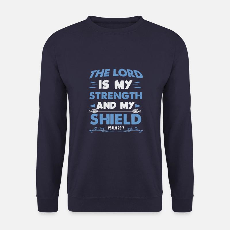 bibel gott kraft - Unisex Pullover - Navy