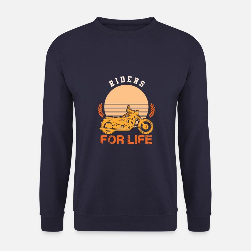 Motorcycle Riders - Unisex Sweatshirt - navy