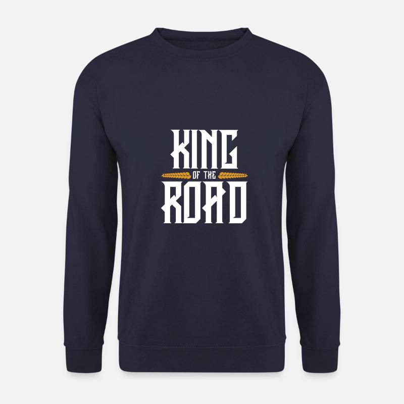 Trucker King Saying - Unisex Sweatshirt - navy