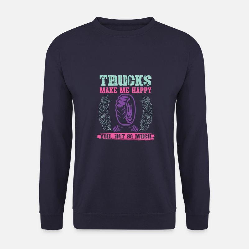 trucker glücklich - Unisex Pullover - Navy