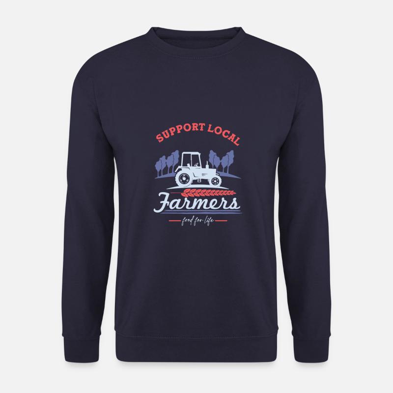 Support Farmer Bauer - Unisex Sweatshirt - navy
