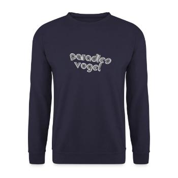 Oiseau de paradis - Sweat-shirt Unisexe - marine - Devant - Alina (178cm) & Michal (187cm)