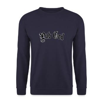 Pub god - Unisex Pullover - Navy - Vorne - Alina (178cm) & Michal (187cm)