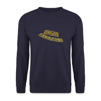 War creator - Unisex Pullover - Navy - Vorne - Alina (178cm) & Michal (187cm)