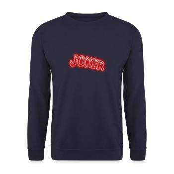 Joker - Unisex Pullover - Navy - Vorne - Alina (178cm) & Michal (187cm)