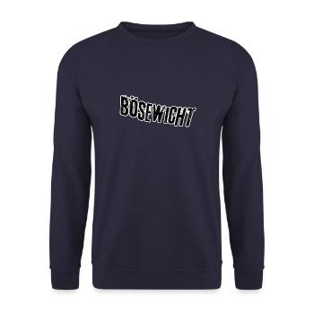 Bösewicht - Unisex Pullover - Navy - Vorne - Alina (178cm) & Michal (187cm)