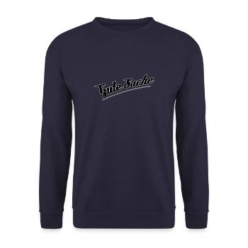 Good thing - Unisex Sweatshirt - navy - Front - Alina (178cm) & Michal (187cm)