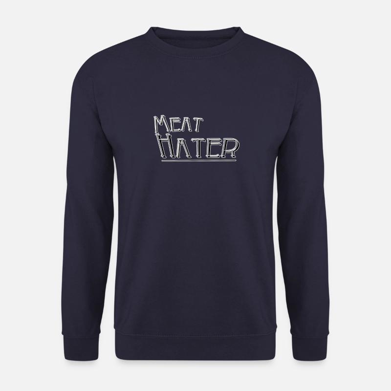 Meat hater - Unisex Pullover - Navy