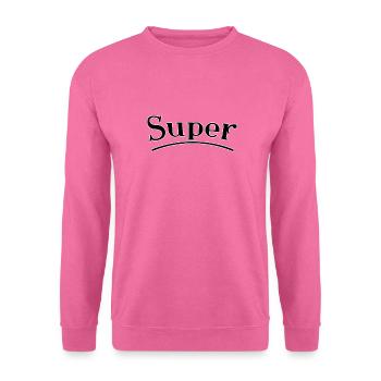 Super - Sweat-shirt Unisexe - rose - Devant