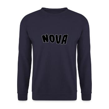 Nova - Unisex Pullover - Navy - Vorne - Alina (178cm) & Michal (187cm)