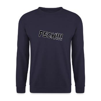 Pech - Unisex Pullover - Navy - Vorne - Alina (178cm) & Michal (187cm)