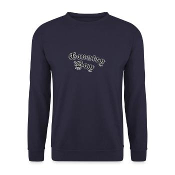 Garçon de campagne - Sweat-shirt Unisexe - marine - Devant - Alina (178cm) & Michal (187cm)