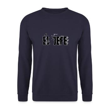 El Jefe - Unisex Sweatshirt - navy - Front - Alina (178cm) & Michal (187cm)