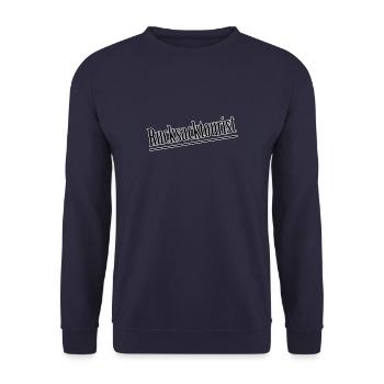 Rucksacktourist - Unisex Pullover - Navy - Vorne - Alina (178cm) & Michal (187cm)