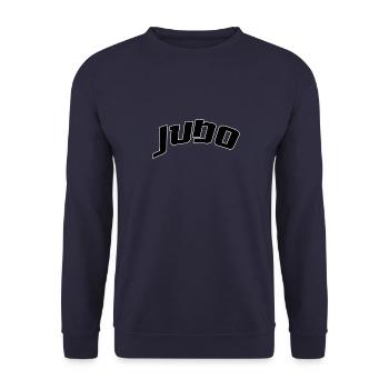 Judo - Unisex Sweatshirt - navy - Front - Alina (178cm) & Michal (187cm)