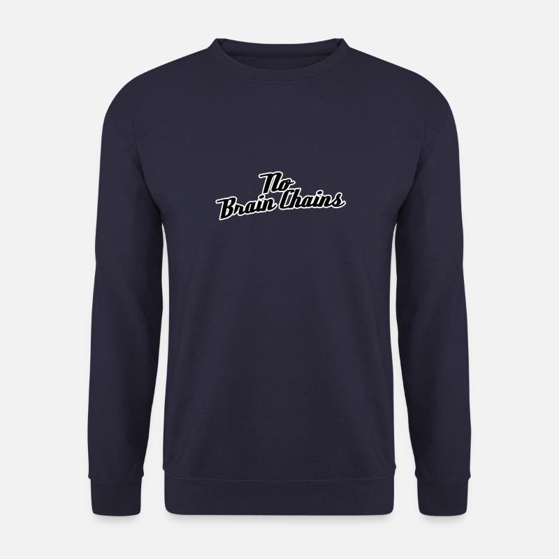 No Brain Chains - Unisex Sweatshirt - navy