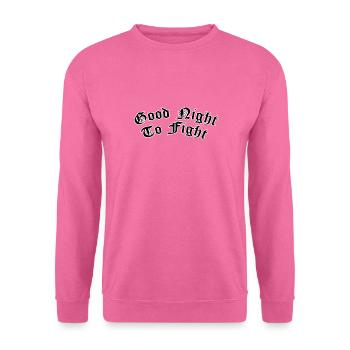 Bonne nuit pour se battre - Sweat-shirt Unisexe - rose - Devant