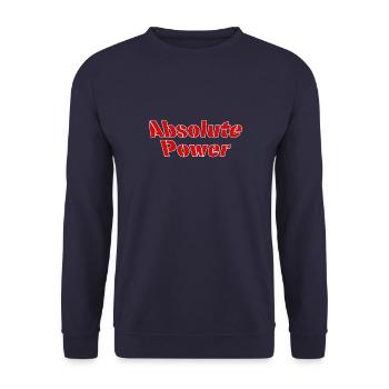 Absolute Power - Unisex Pullover - Navy - Vorne - Alina (178cm) & Michal (187cm)