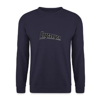 Ungezogen - Unisex Pullover - Navy - Vorne - Alina (178cm) & Michal (187cm)