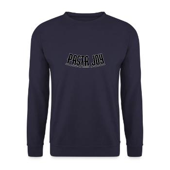 Pasta joy - Unisex Sweatshirt - navy - Front - Alina (178cm) & Michal (187cm)
