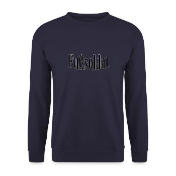 Fußsoldat - Unisex Pullover - Navy - Vorne - Alina (178cm) & Michal (187cm)