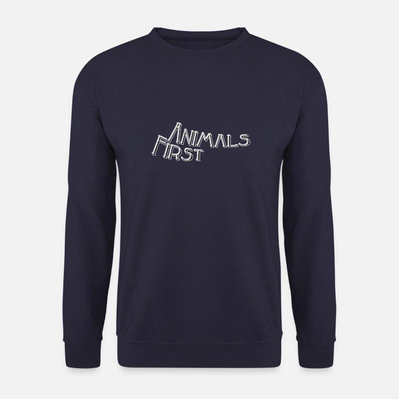 Animals first - Unisex Sweatshirt - navy