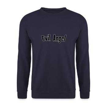 Evil Angel - Unisex Pullover - Navy - Vorne - Alina (178cm) & Michal (187cm)