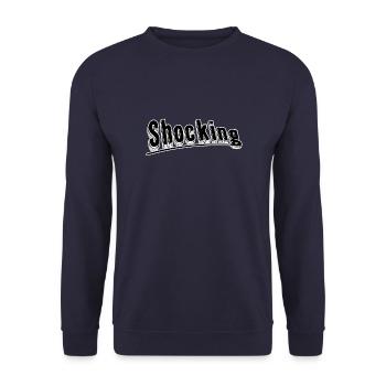Shocking - Unisex Sweatshirt - navy - Front - Alina (178cm) & Michal (187cm)