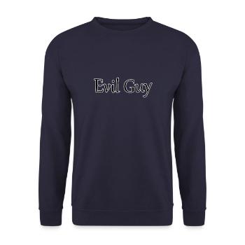 Evil guy - Unisex Pullover - Navy - Vorne - Alina (178cm) & Michal (187cm)