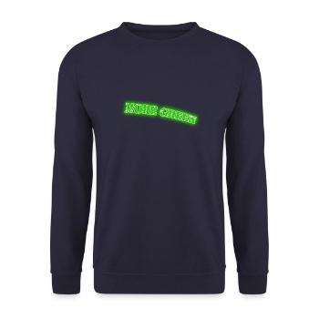 Plus de vert - Sweat-shirt Unisexe - marine - Devant - Alina (178cm) & Michal (187cm)