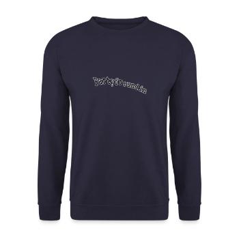 Partyfreundin - Unisex Pullover - Navy - Vorne - Alina (178cm) & Michal (187cm)