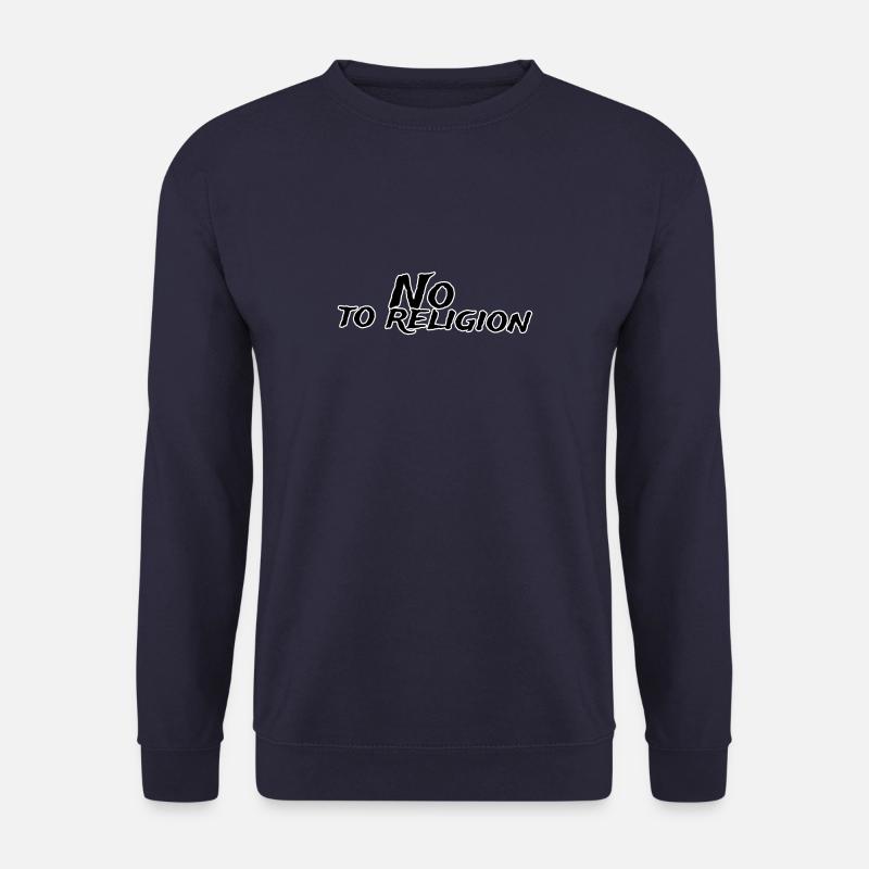 No to religion - Unisex Pullover - Navy