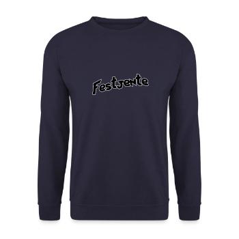 Festjente - Unisex Pullover - Navy - Vorne - Alina (178cm) & Michal (187cm)