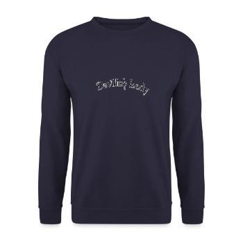 Devilish lady - Unisex Sweatshirt - navy - Front - Alina (178cm) & Michal (187cm)