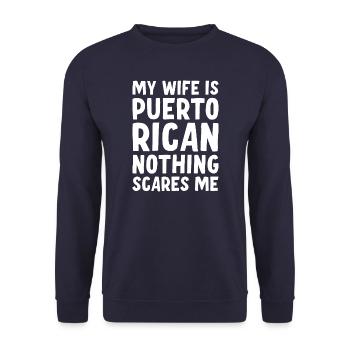 Porto Rico - Sweat-shirt Unisexe - marine - Devant - Alina (178cm) & Michal (187cm)