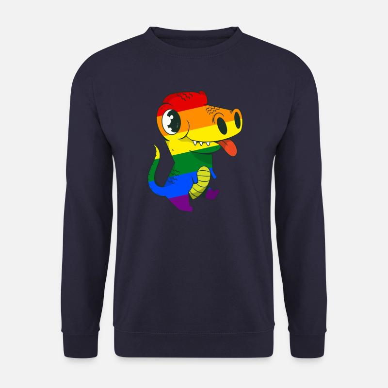 LGBT Dino - Unisex Pullover - Navy