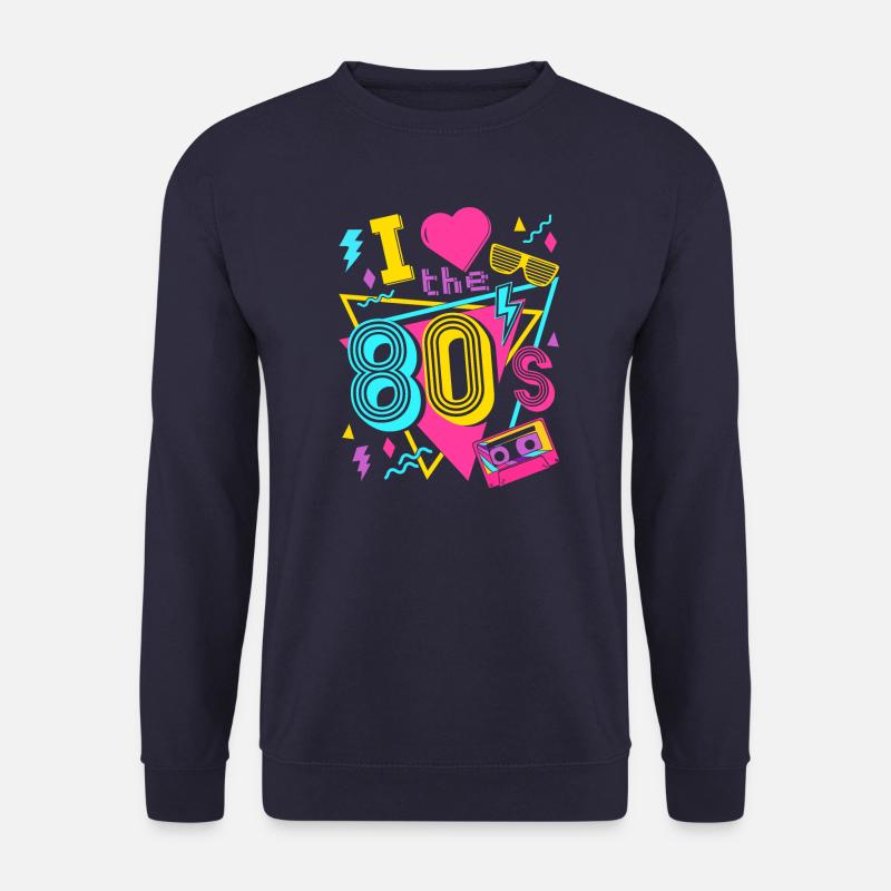 Ich Liebe die 80er - Unisex Pullover - Navy